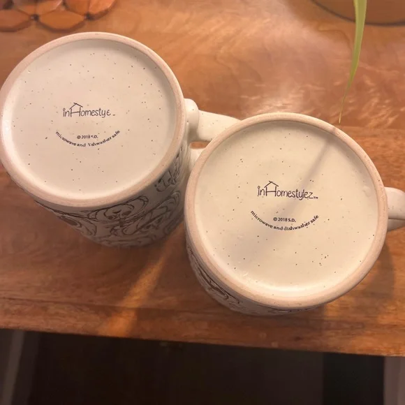 Inhomestylez Halloween Mugs BOO! & SPOOKY! Pumpkin Faces - Picture 4 of 4